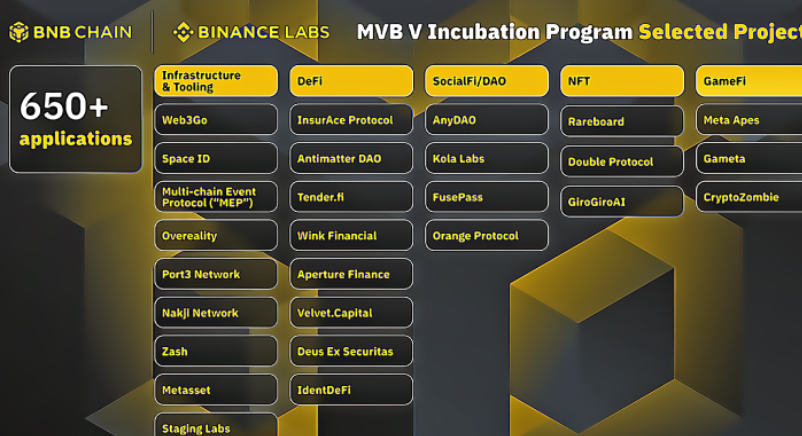 「小狐狸下载官方怎么下载」BNB Chain孵化计划，MVB第五季精选27个dApp